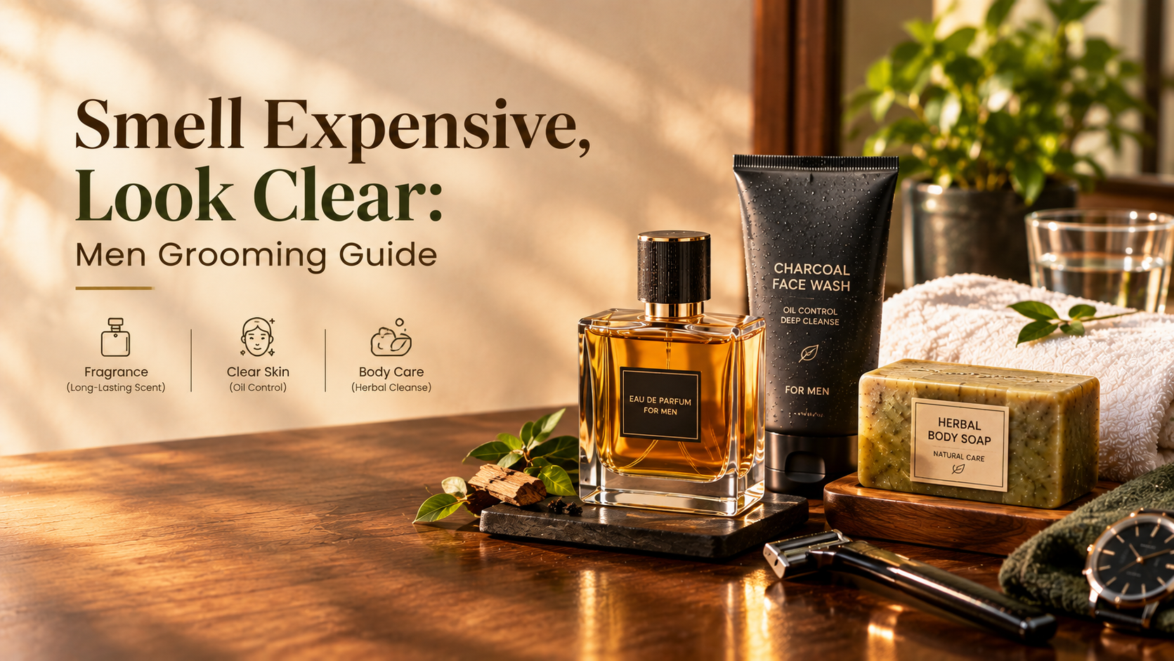 Smell Expensive, Look Clear: Men Grooming Guide